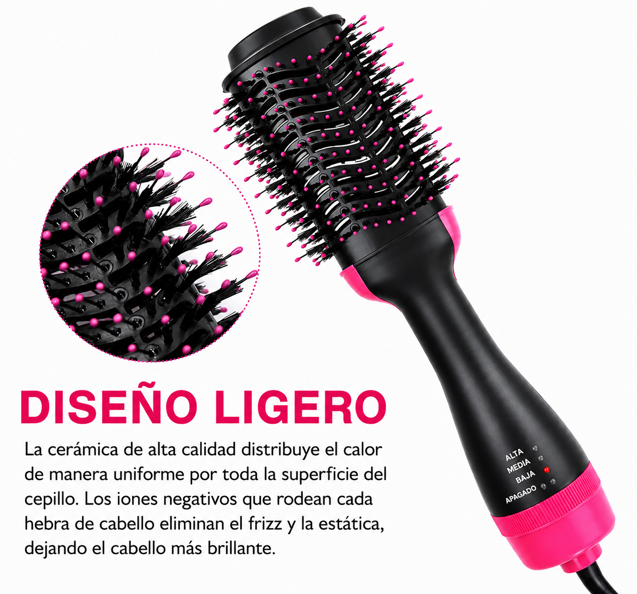 CEPILLO SECADOR DE PELO - ONE STEP / ALISADOR MULTIFUNCIONAL