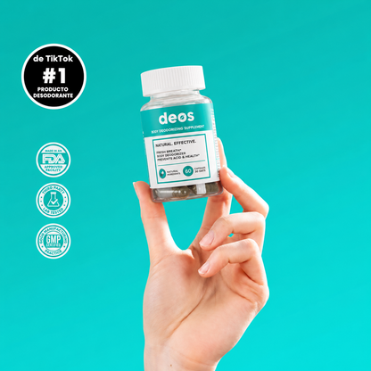 DEOS DESODORANTE INTERNO SUPLEMENTO NATURAL - 60 CÁPSULAS