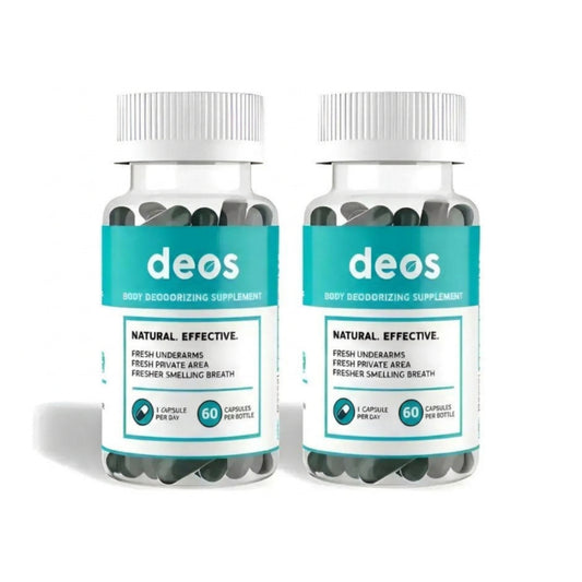 DEOS DESODORANTE INTERNO SUPLEMENTO NATURAL - 60 CÁPSULAS OFERTA