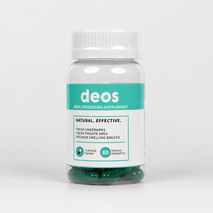 DEOS DESODORANTE INTERNO SUPLEMENTO NATURAL - 60 CÁPSULAS