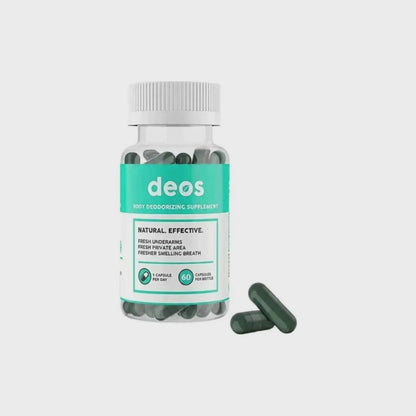 DEOS DESODORANTE INTERNO SUPLEMENTO NATURAL - 60 CÁPSULAS